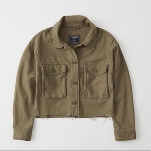 Oversized Crop Boyfriend Jacket